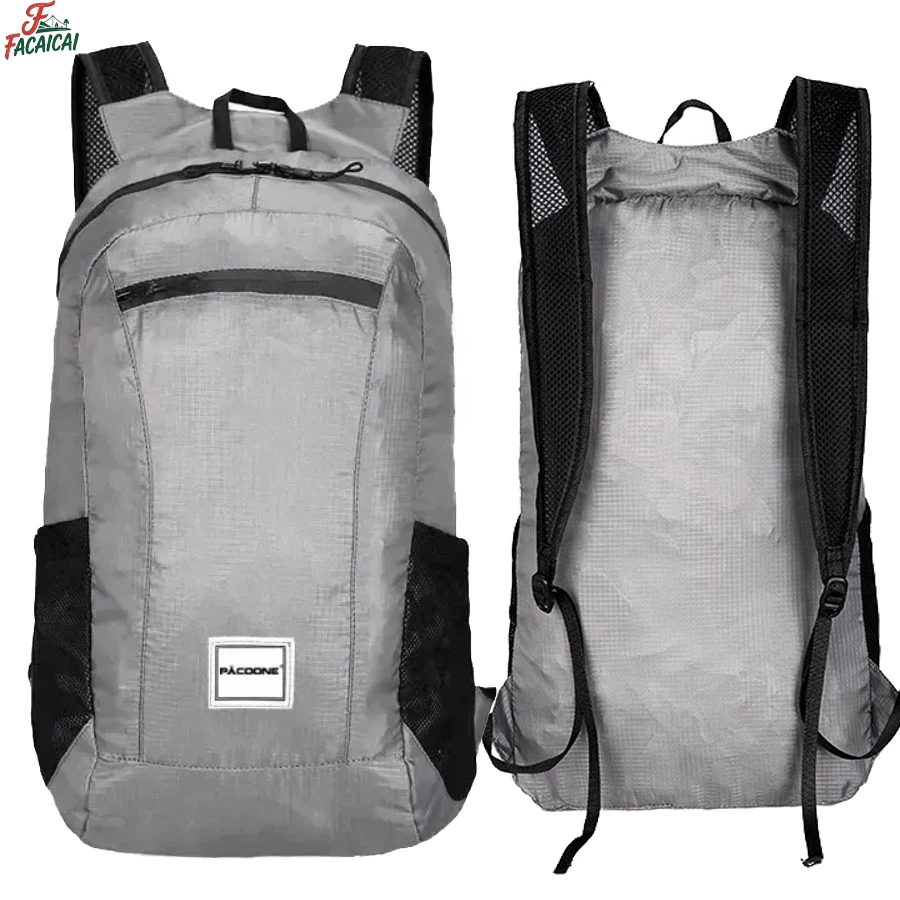 Outdoor Adventure Backpack - Portable Foldable Backpack with Adjustable Straps
