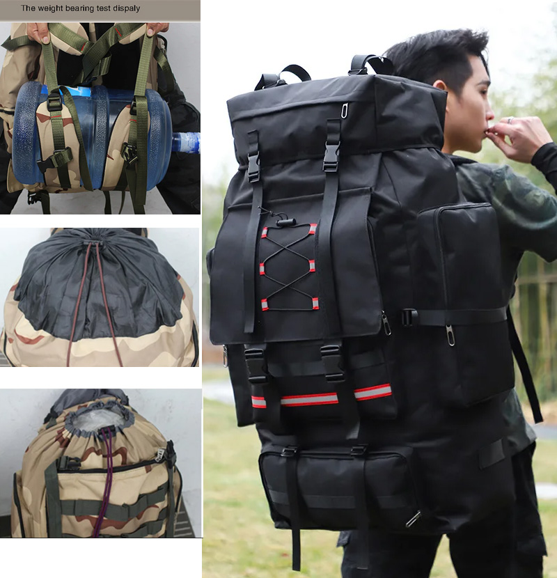 130L Hiking Camping Backpack T - Outdoor Adventure Backpack recension och pris